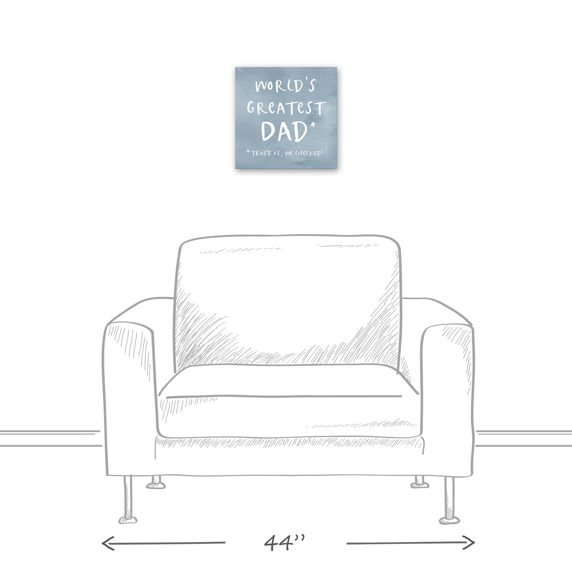 World's Greatest Dad Canvas Wall Art